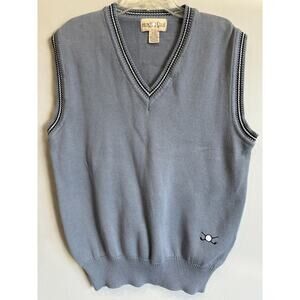 Vintage Hunt Club Golf Sweater Vest Cotton Mens size Medium Academia Grandpa